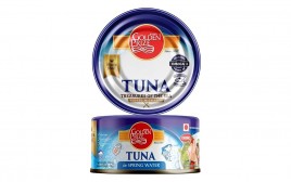 Golden Prize Tuna Chunks in Spring Water   Tin  185 grams